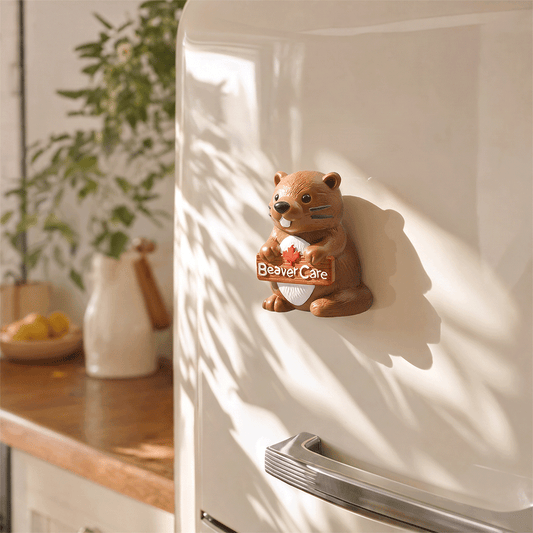 BeaverCare · The Cozy Builder Fridge Magnet
