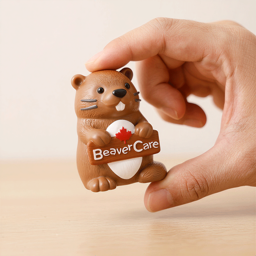 BeaverCare · The Cozy Builder Fridge Magnet