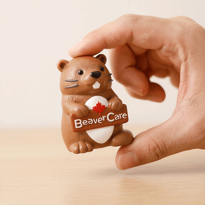 BeaverCare · The Cozy Builder Fridge Magnet
