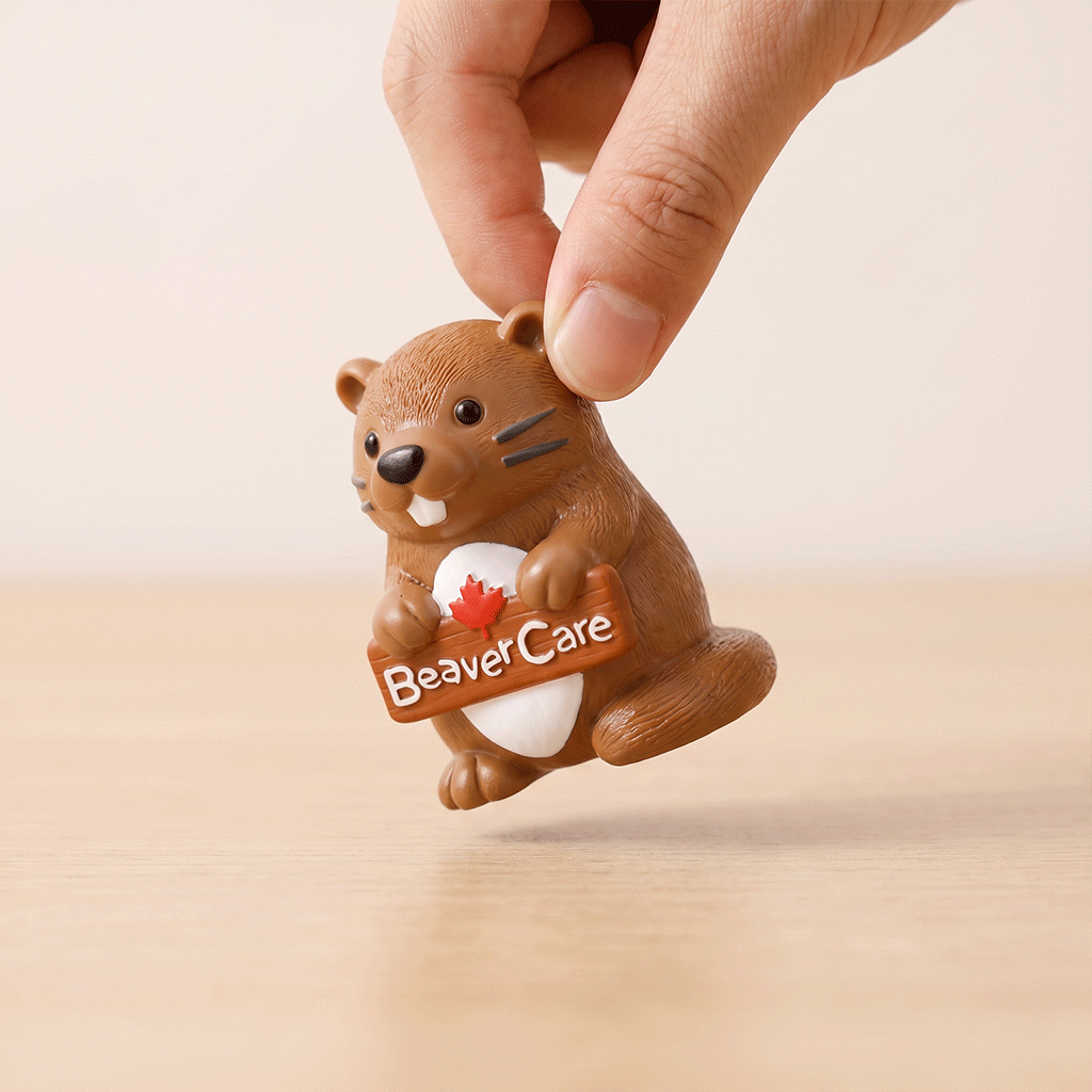 BeaverCare · The Cozy Builder Fridge Magnet
