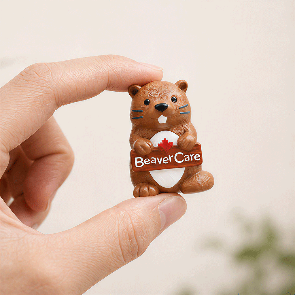 BeaverCare · The Cozy Builder Fridge Magnet
