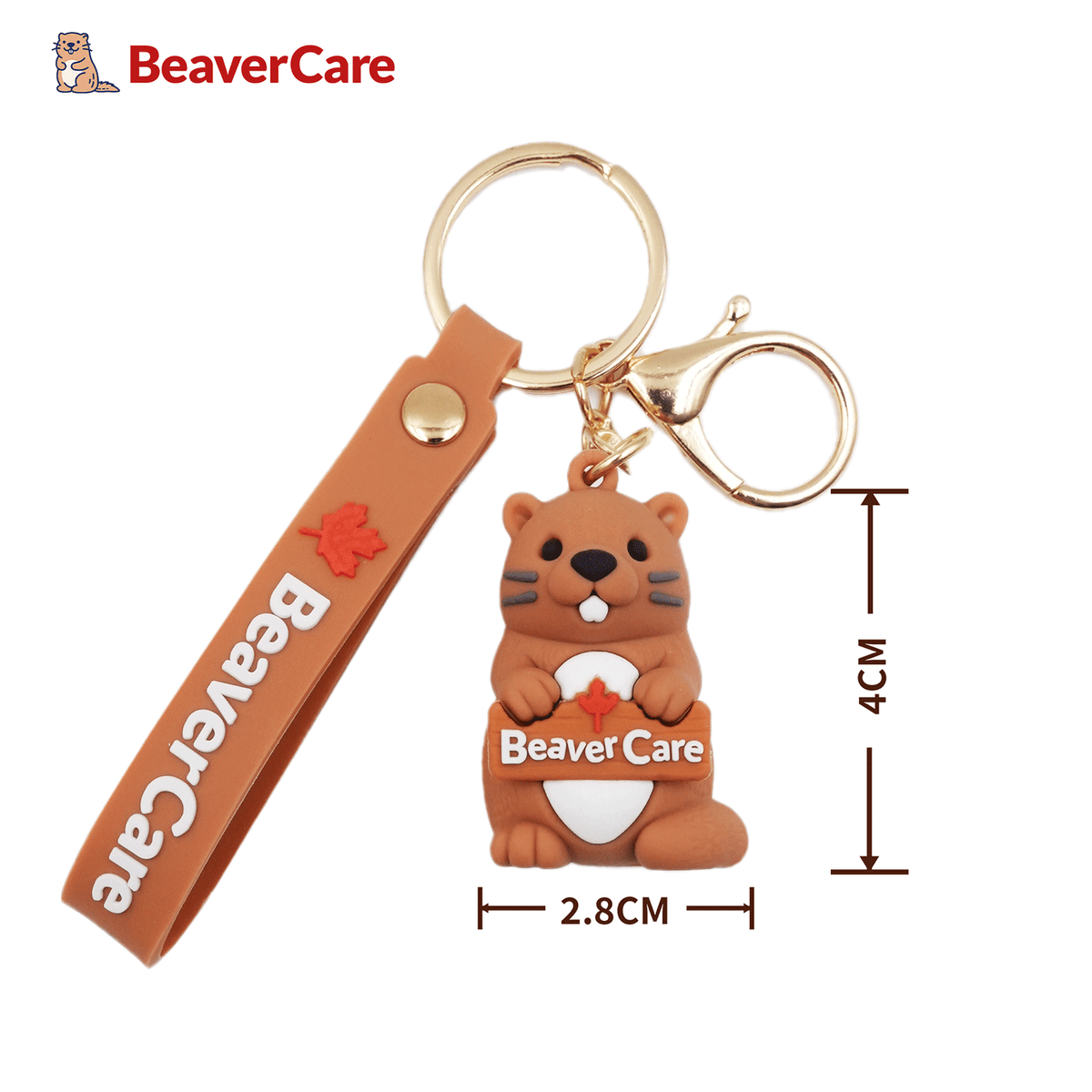 BeaverCare · The Cozy Builder Keychain Charm